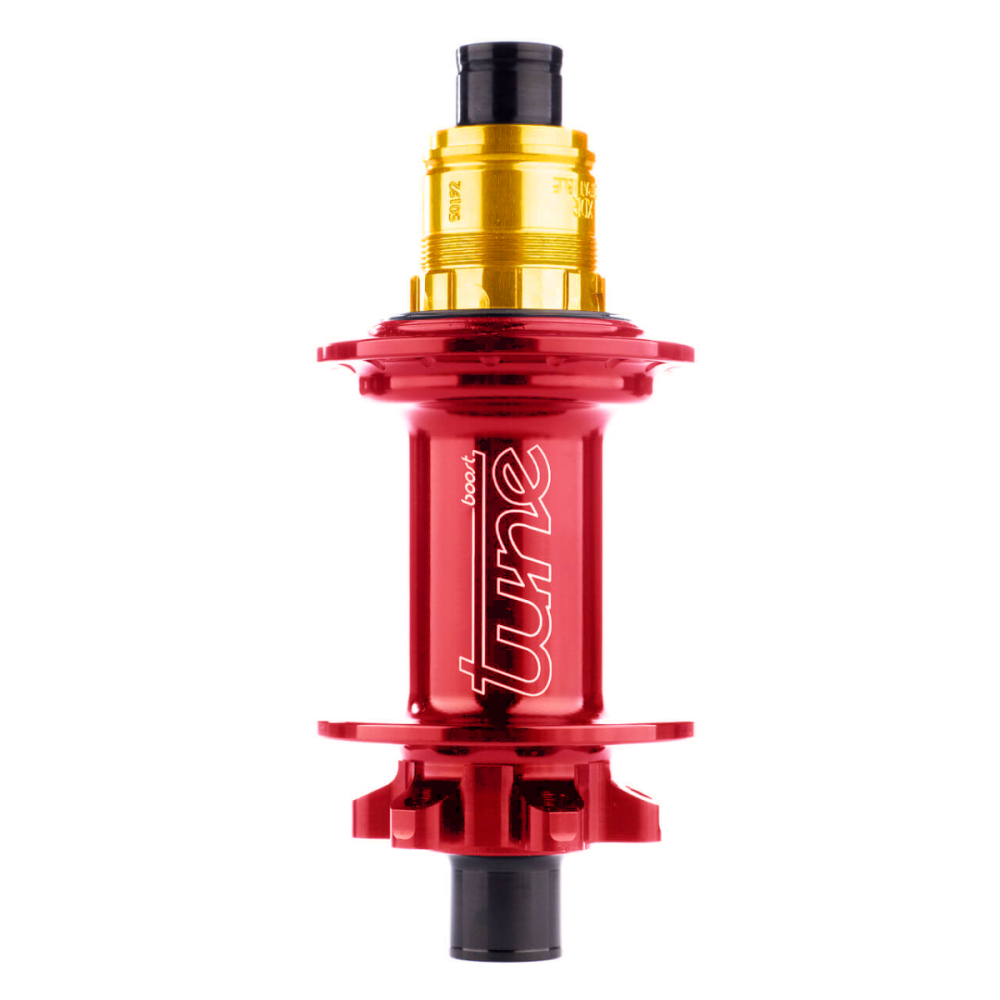 Tune Rear-Nabe MTB, ClimbHill Boost 6B, 12mm, Standard Bearings, rot