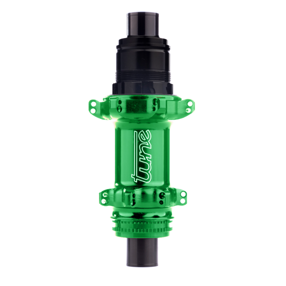 Tune Rear-Nabe ROAD, Prince CL 24h 12mm, Standard Bearings, HG10/11/12 6T, green