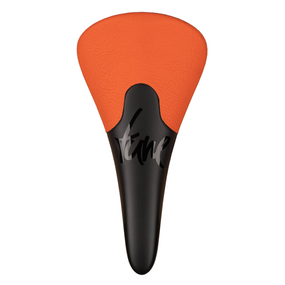 Tune Tune, Sattel, Komm-vor, Karbonsattel, Kunstleder, MTB und ROAD, Orange - orange