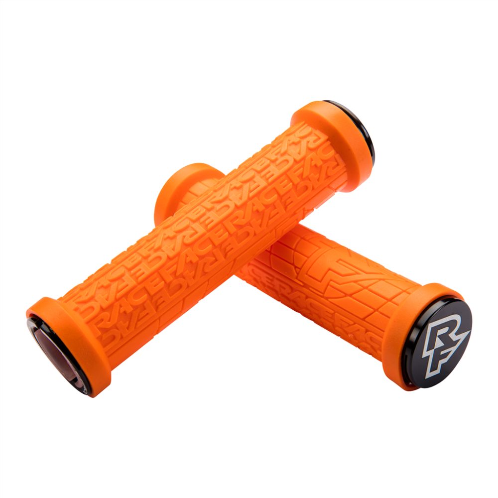 Race Face Grippler Grip Lock-On 33mm orange,one size