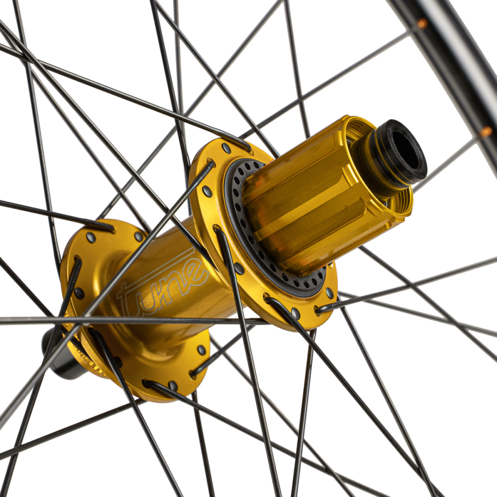 Tune Rear Wheel Disc, Gravel Carbon, Crosser Carbon Disc, ClimbHill CL 28h, 12mm, Standard Bearings, XDR