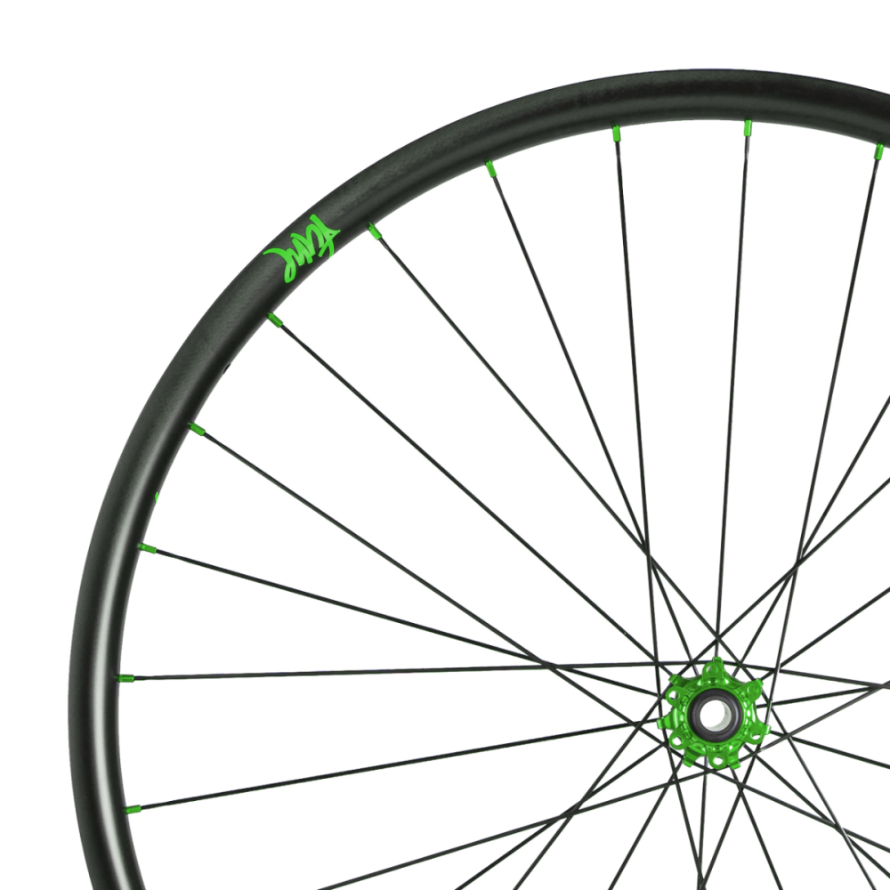 Tune Front Wheel Disc, MTB Carbon, BB28, Princess Boost 6B 28h, 15mm, Standard Bearings