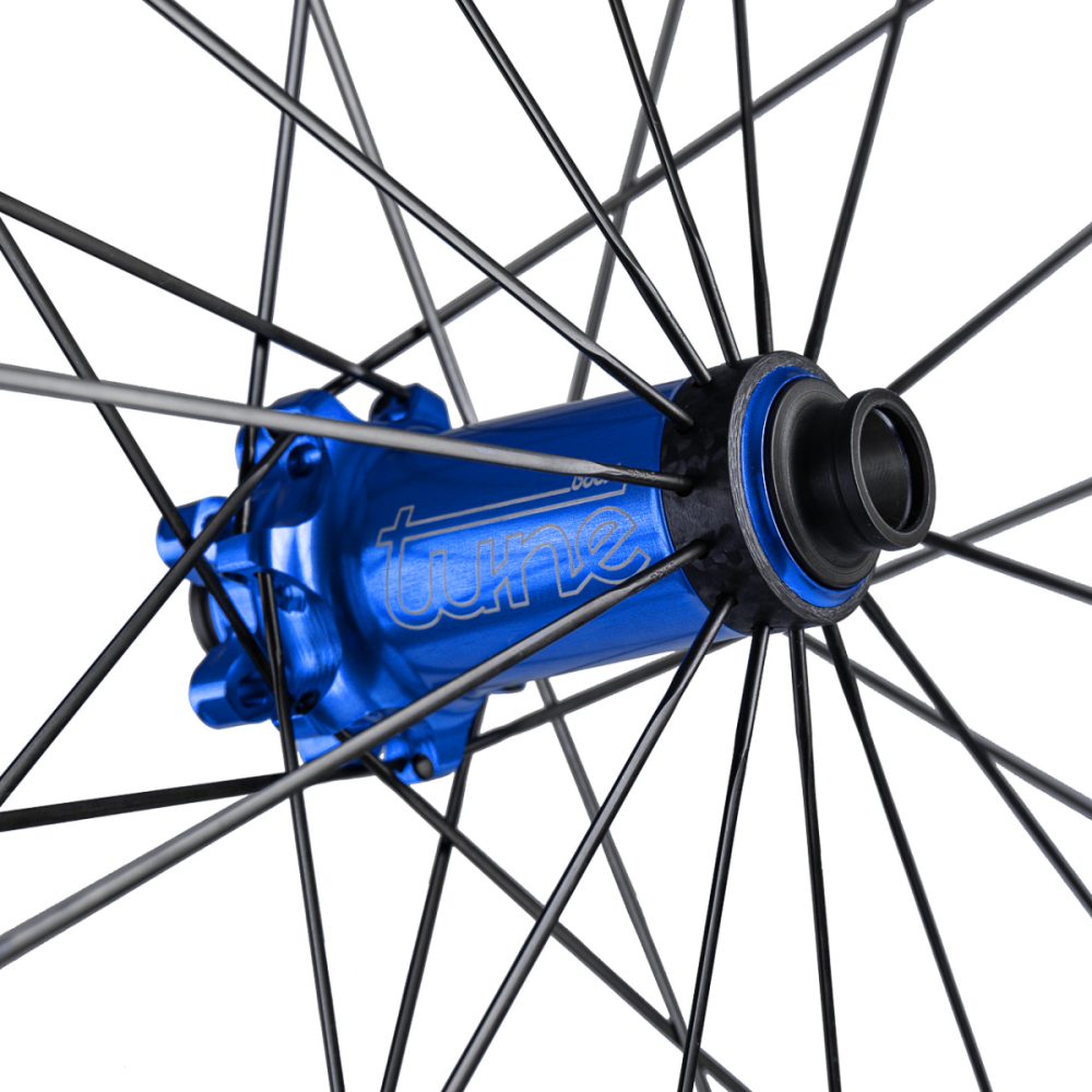 Tune Front Wheel Disc, MTB Carbon, BB28, Princess Boost 6B 28h, 15mm, Standard Bearings