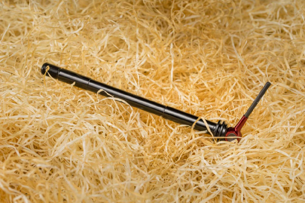 Tune DC12 Hinterrad-MTB-Steckachsenspanner, Shimano E-Thru für BOOST, Aluachse, Schwarz - black - noir