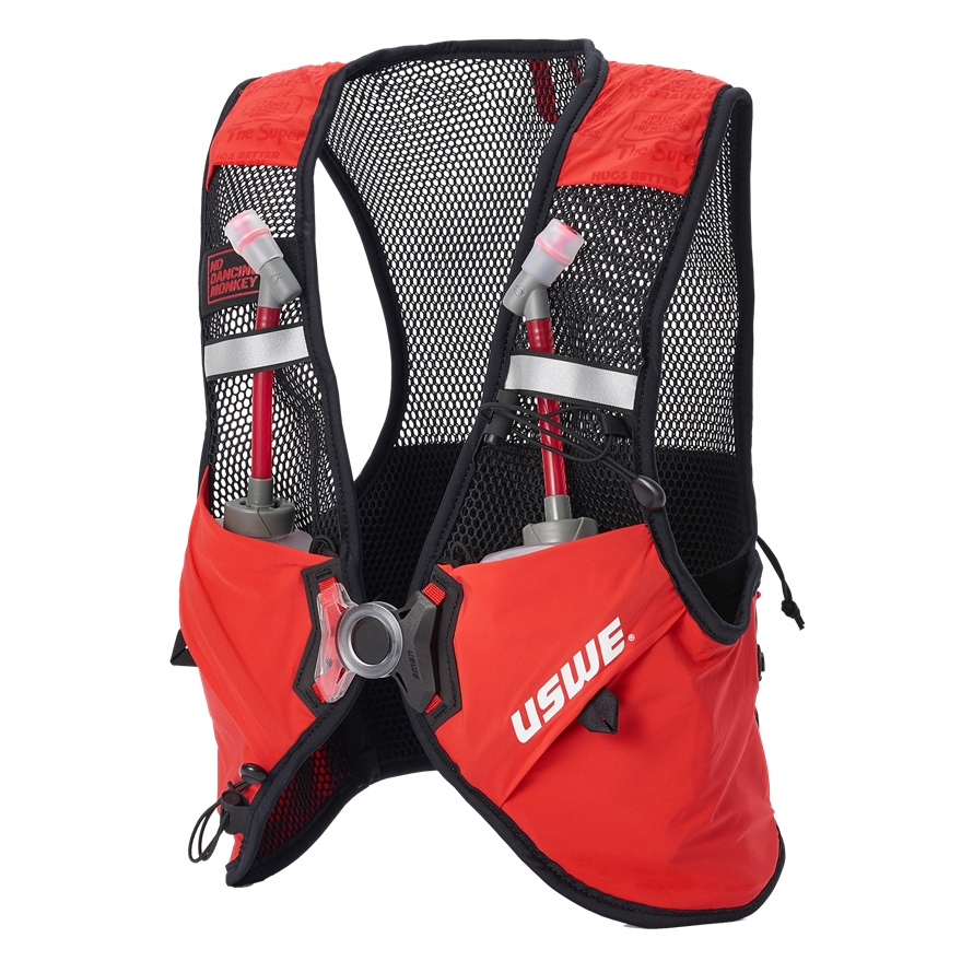 USWE PACE, 2LT, RAILRunVEST, XL 2x500ml Ultraflask incl., rot