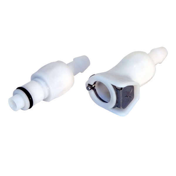 USWE QuickCoupling Set Connect, two tubes, White