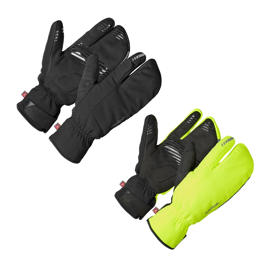 GripGrab Nordic 2 Windproof Deep Winter Lobster Gloves, schwarz, XS