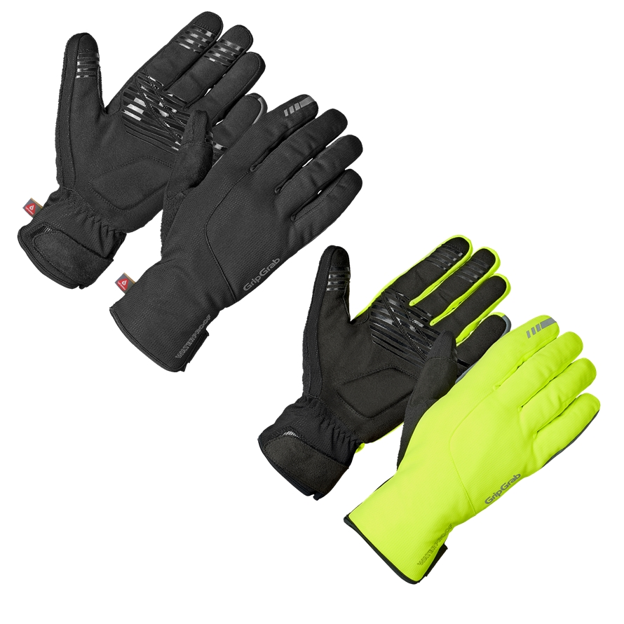 GripGrab Polaris 2 Waterproof Winter Gloves, gelb, S