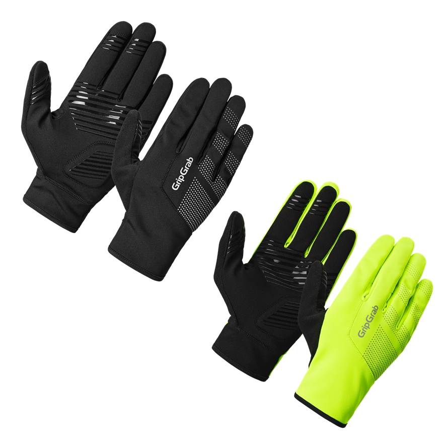 GripGrab Ride II Windproof Spring-Autumn Gloves, gelb, M