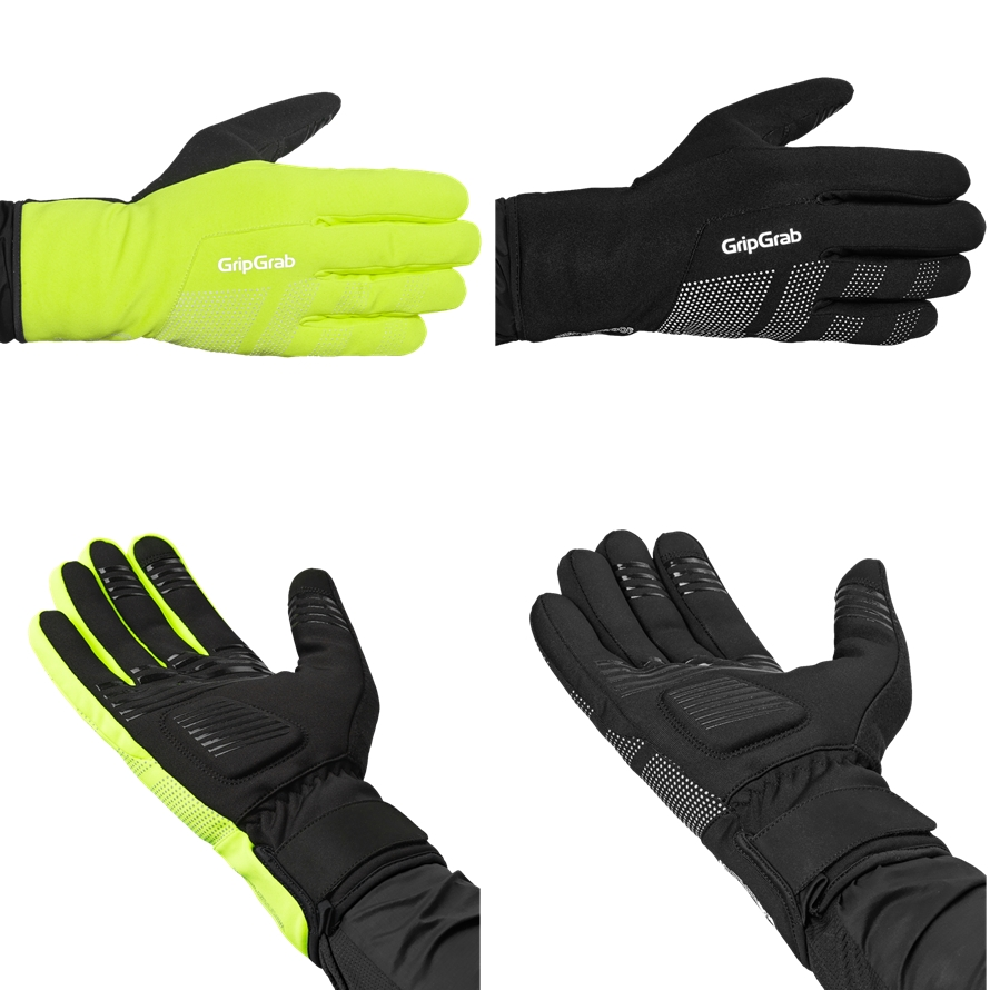 GripGrab Ride II Waterproof Winter Gloves, gelb, M