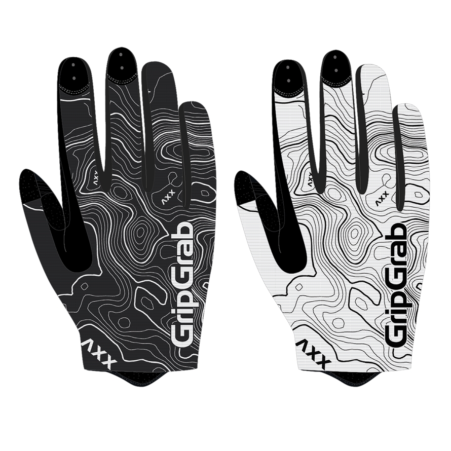 GripGrab Rebel Full Finger Summer Gloves, schwarz, XL
