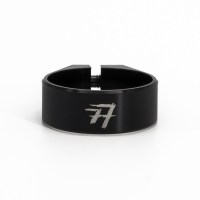 77designz Sattelklemme, Seatclamp V2, Color Eloxal - Black, Diameter 34.9mm