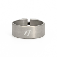 77designz Sattelklemme, Seatclamp V2, Color Eloxal - Silver, Diameter 34.9mm
