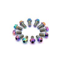 77designz Schrauben & Bolts, Brake Disc Tuning set ( M5x10), Ti Bolt M5x10 T25 – Oilslick