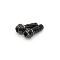 77designz Schrauben & Bolts, einzeln, Brake Adapter Bolts M6x18 with washer, schwarz