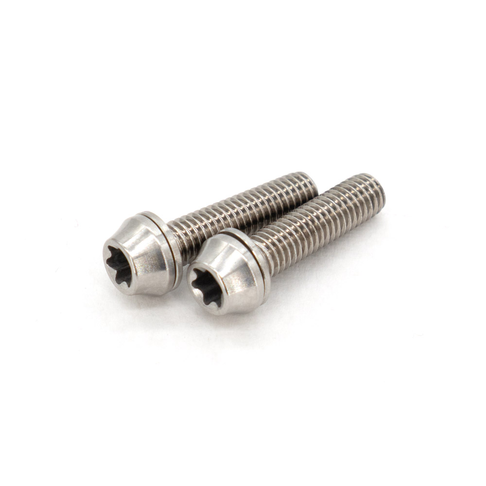 77designz Schrauben & Bolts, einzeln, M5x20 with washer for stems, Ti Bolt M5x20 T25