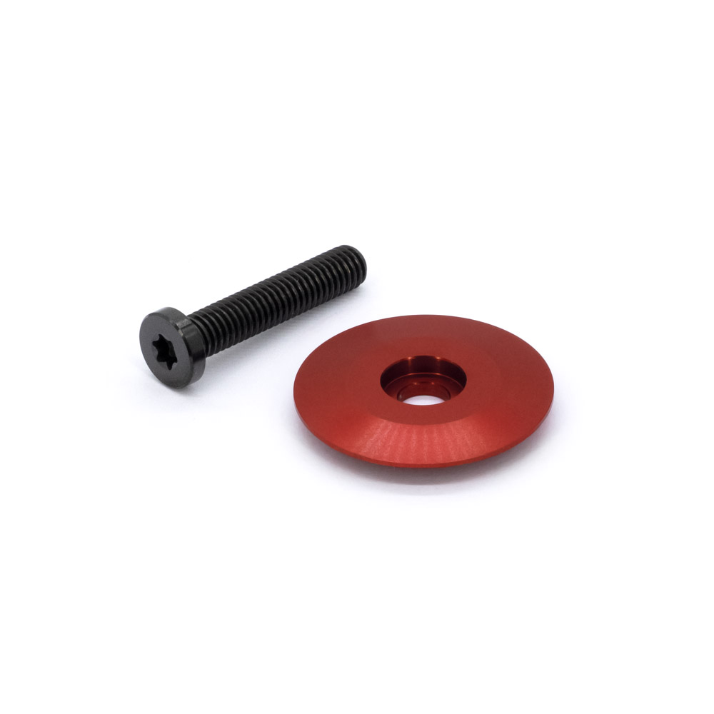 77designz Zubehör & Accessories, Top Cap, Ahead Cap mit T25 Ti Bolt