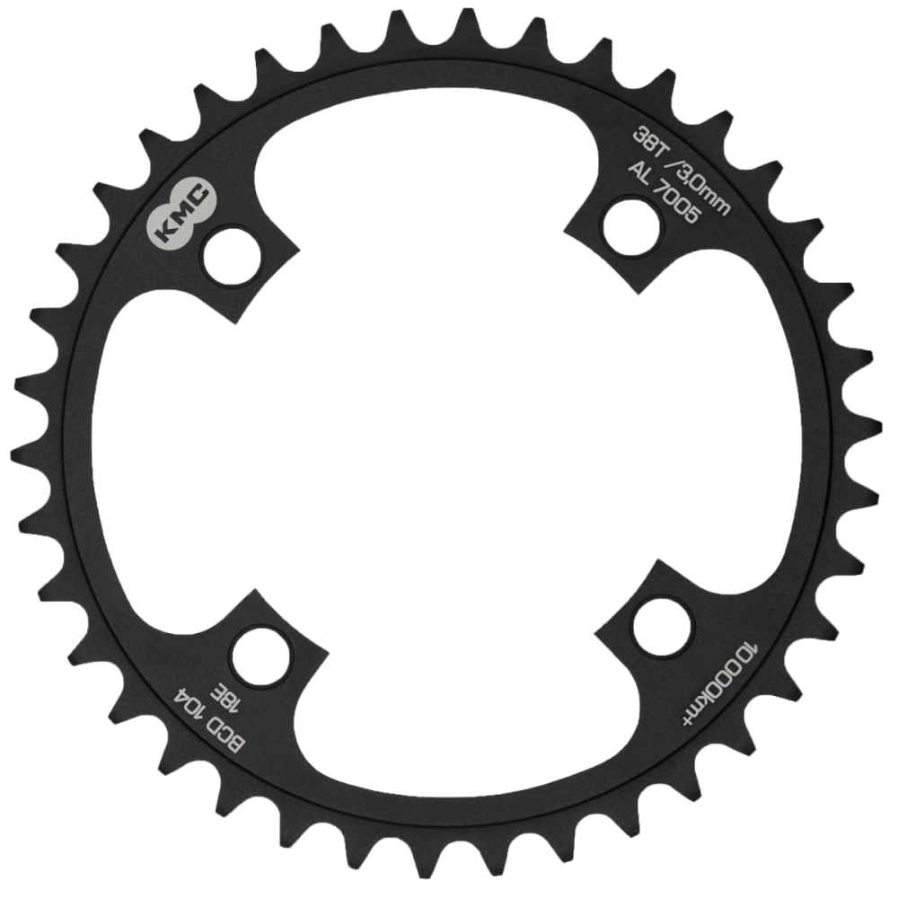 KMC Kettenblatt Front, 42T, 1/8", BCD 104mm, flat, black