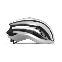 MET Rennrad Helm, TRENTA 3K CARBON MIPS, WHITE SILVER, L