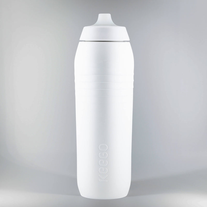 KEEGO Cycle, Sportflasche & Bidon, Stück, mit EasyClean Cap, 750 ml, Generation 04, weiss