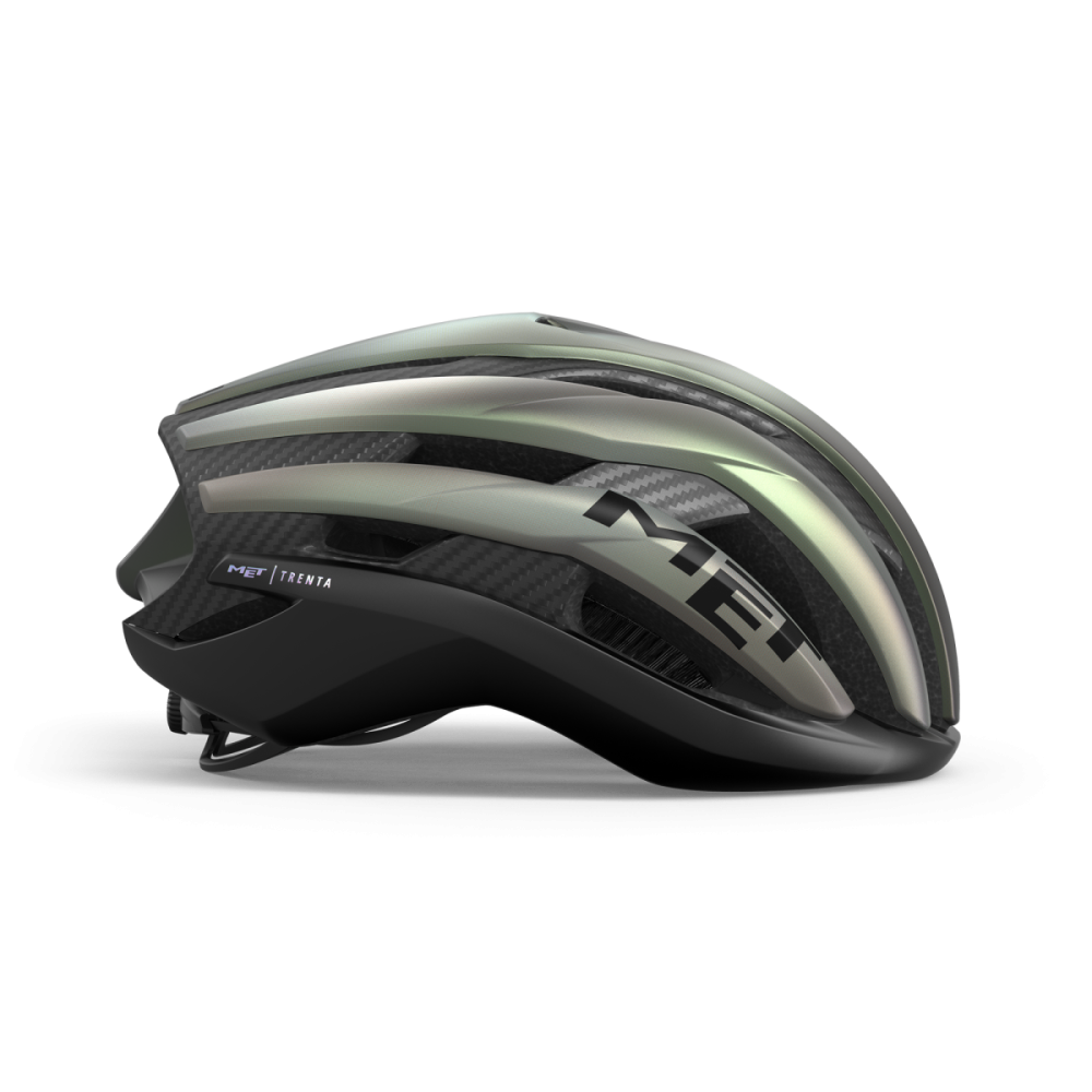 MET Rennrad Helm, TRENTA 3K CARBON MIPS, MOTION BLUR, L