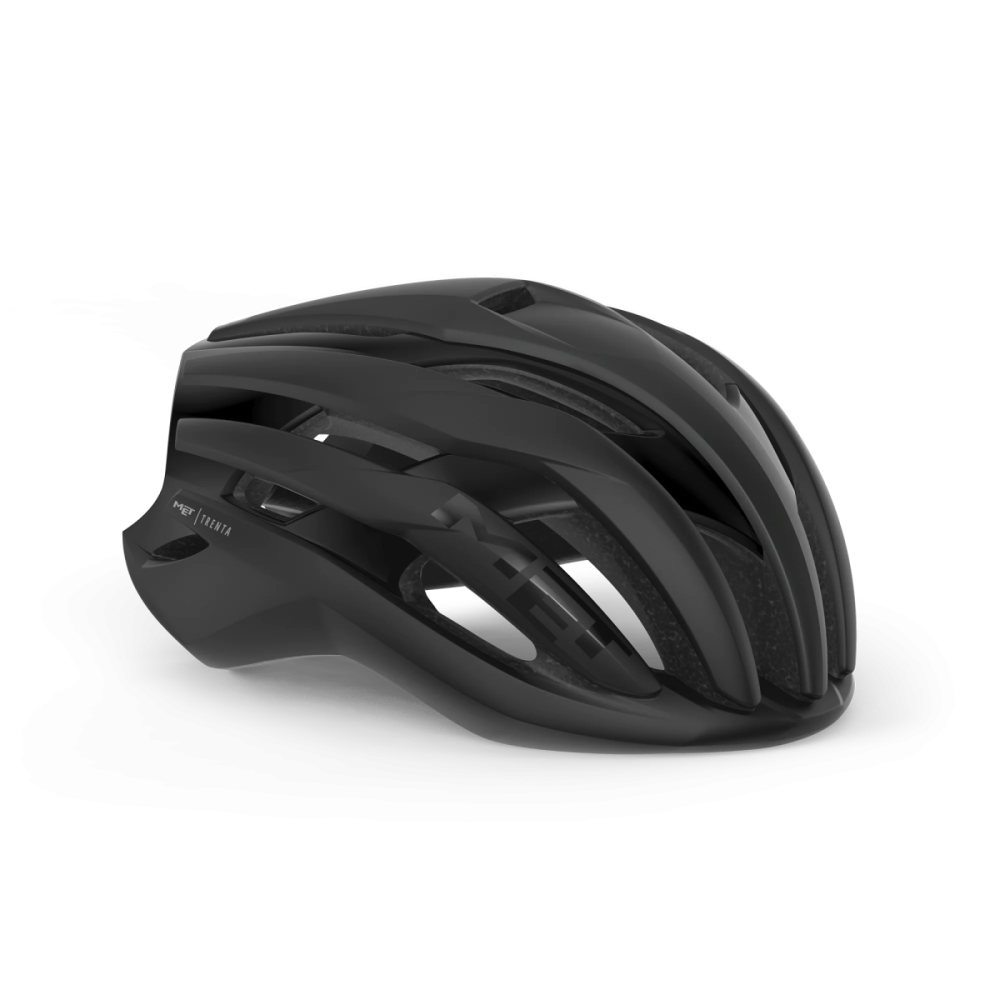 MET Rennrad Helm, TRENTA MIPS, BLACK MATT GLOSSY, S