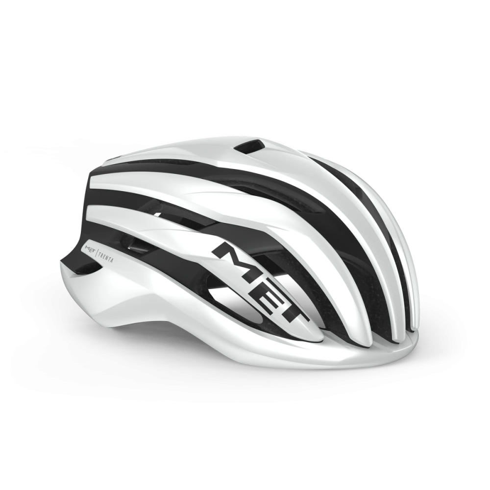 MET Rennrad Helm, TRENTA MIPS, WHITE BLACK, L