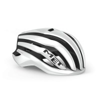 MET Rennrad Helm, TRENTA MIPS, WHITE BLACK, L