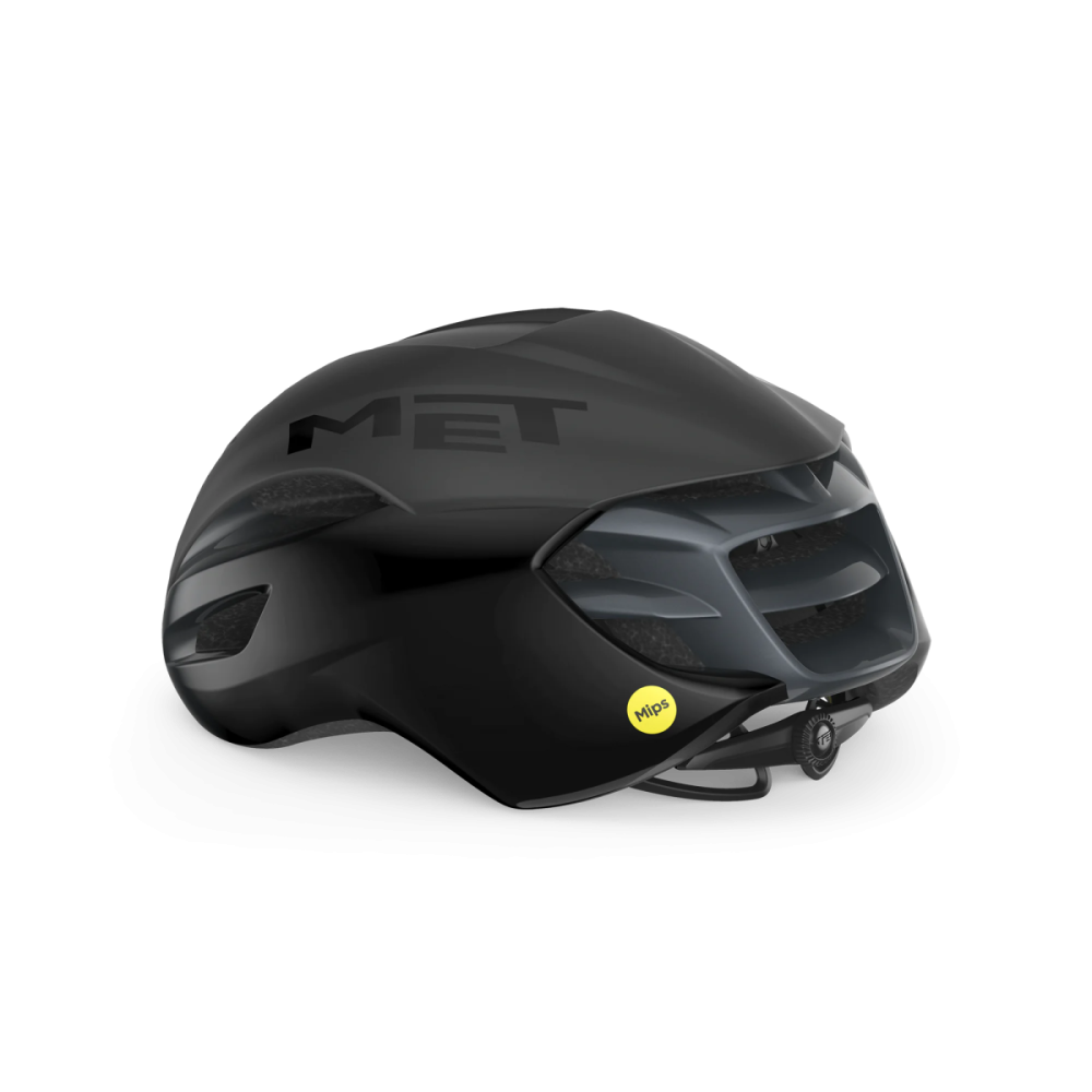 MET Rennrad Helm, MANTA MIPS, BLACK MATT GLOSSY, M