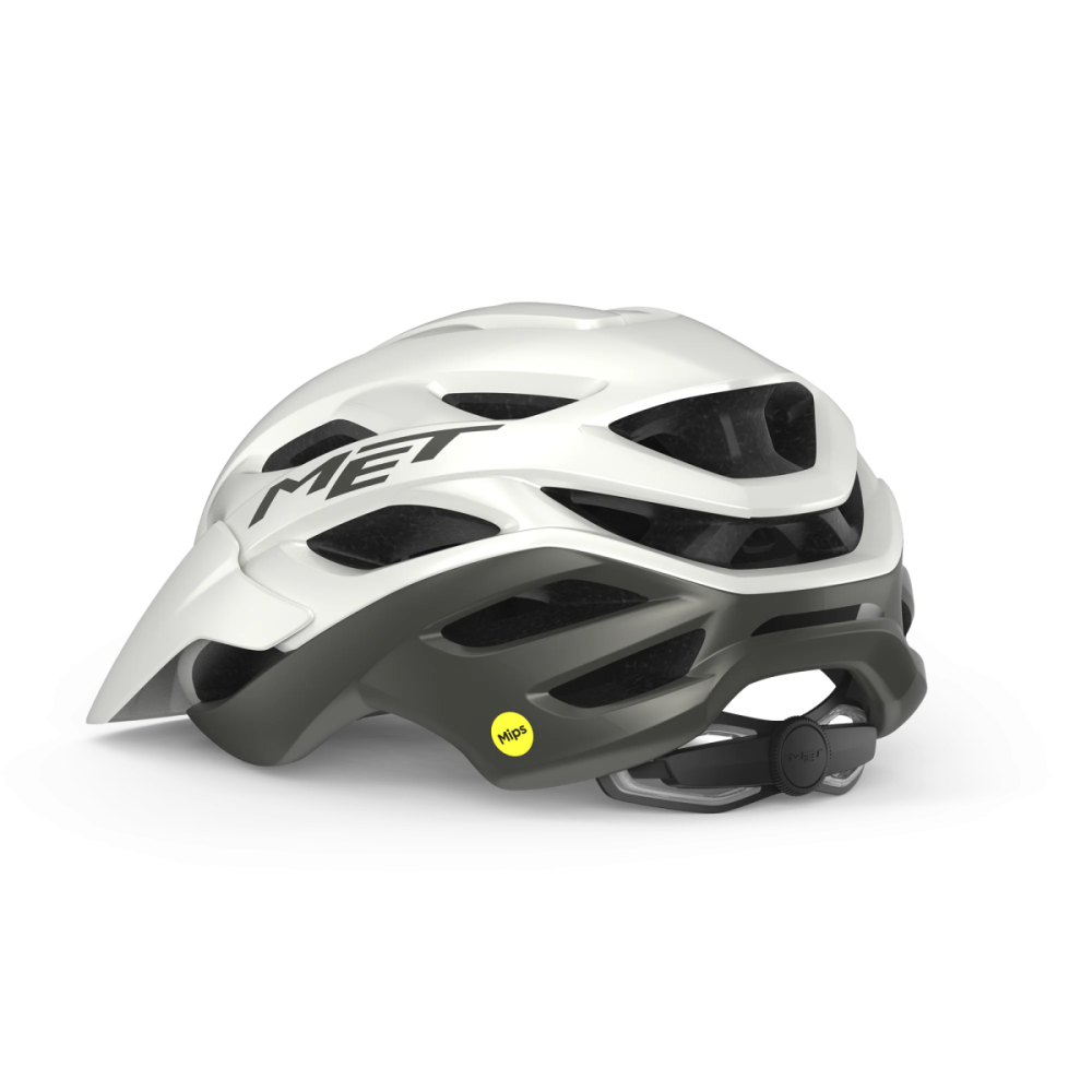 MET MTB Helm, VELENO MIPS, WHITE GRAY MATT, L