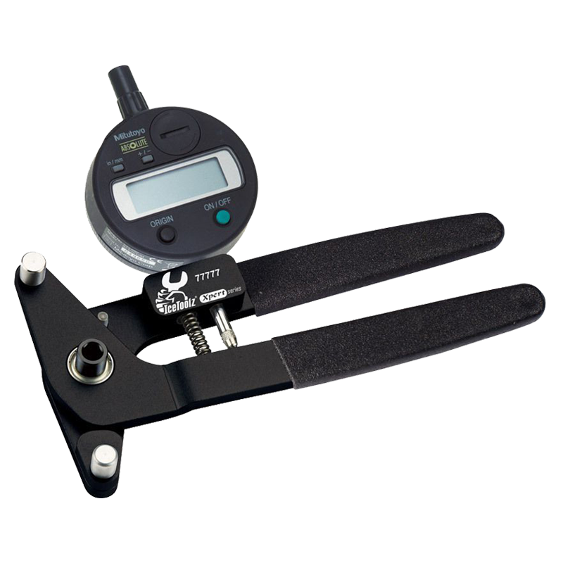 IceToolz Werkzeug, Speichenspannungsmesser, Spoke Tension Meter Mitutoyo® Digital, E383