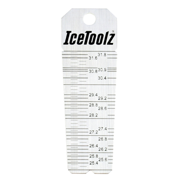 IceToolz Werkzeug, Sitzrohrmessgerät Ø 25.4mm - 31.8mm, E326
