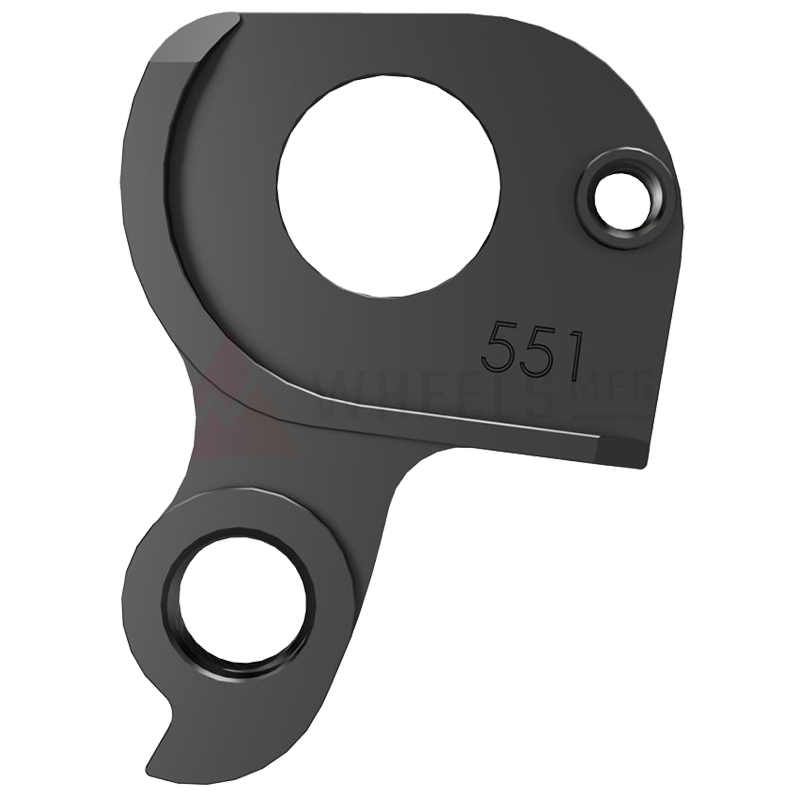 Wheels Manufacturing Wechselauge, Typ 551 Spot, Steckachse, Fixierung M5x20 mm