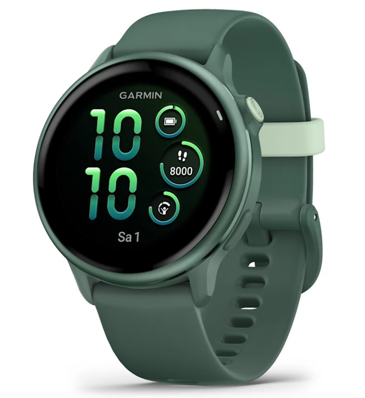 Garmin vívoactive® 6, Sportuhr, Jasper Green/J. Green Metallic