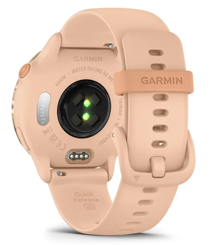 Garmin vívoactive® 6, Sportuhr, Pink Dawn/P. Dawn Metallic