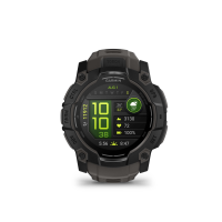 Garmin Instinct 3 – 45 mm, AMOLED, mit Silikon-Wechselarmband 22 mm, Sportuhr, Schwarz