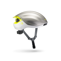 Fizik Kudo Aero Helmet + Light silber M