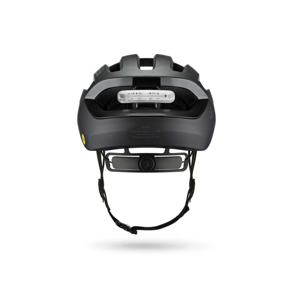 Fizik Kudo Helmet + Light schwarz S