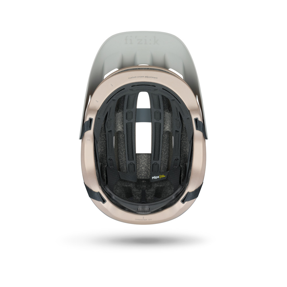 Fizik Kassis Helmet + Light schlamm-sand L