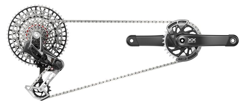 SRAM XX Eagle T-Type AXS Groupset 175 32Z, RD, Controller, Kette, Kassette