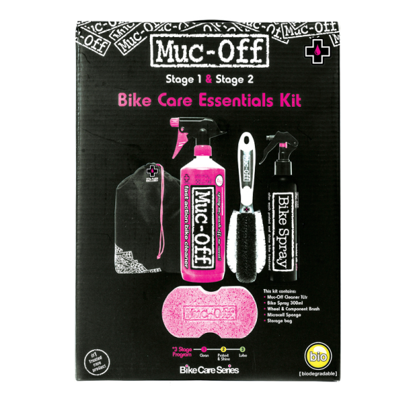 Muc-Off Essentials Kit Fahrradreinigungsset 5-teilig