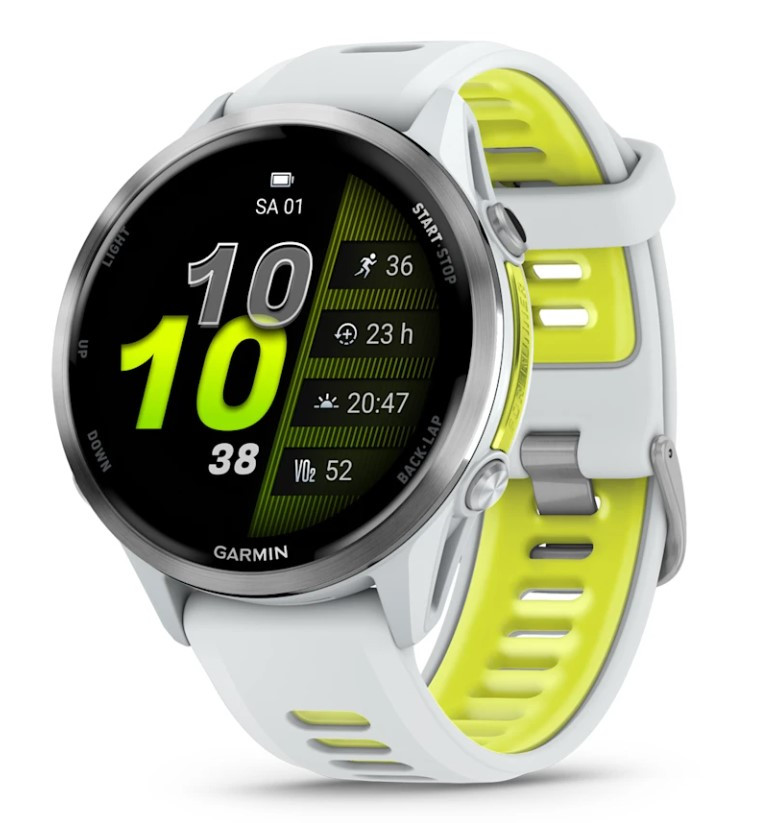 Garmin Garmin Forerunner® 970, Sportuhr, Steinweiss