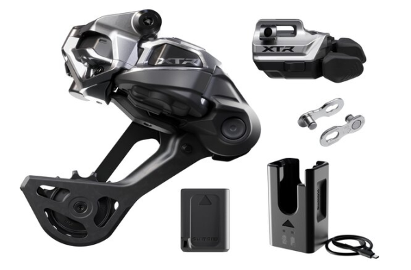 Shimano XTR Di2 Upgrade Kit, Set mit RD-M9250 -SGS/SW-M9250-IR/BT-DN320/EC-DN100/SM-CN910-12 Box