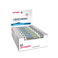 Sponser LIQUID ENERGY PLUS, Neutral-Koffein, Display 18 x 70g Tube