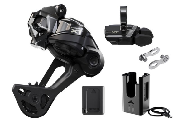 Shimano XT Di2 Upgrade Kit, Set mit RD-M8250- SGS/SW-M8250-R/BT-DN320/EC-DN100/SM-CN910-12 Box