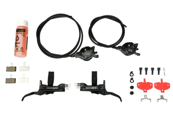 Shimano Scheibenbremsen-Set XT BR-M8200 mit BL-M8200 Upgrade Kit vorne & hinten Box