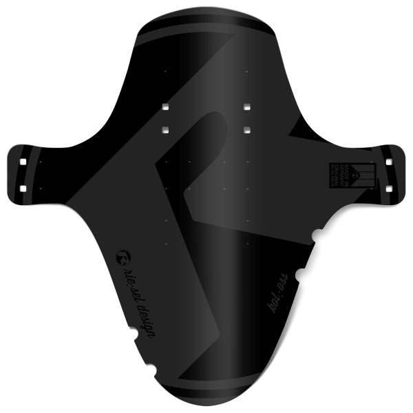 Riesel Design Spritzschutz, Kol:oss, Stealth, mit Verpackung/Kabelbinder