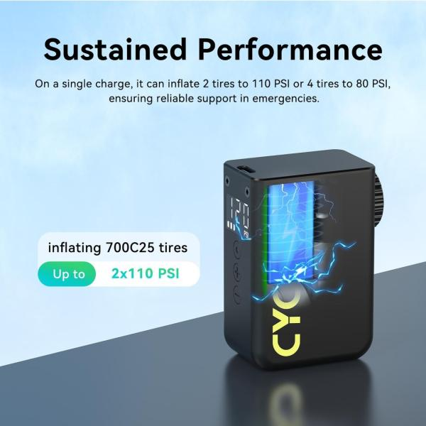 CYCPLUS AS2 Ultra E-Pump Elektrische Minipumpe