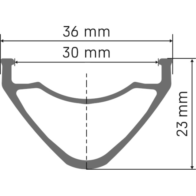 DT Felge FR 571 27.5 Disc 32 Loch, schwarz, 30mm