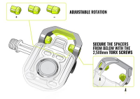 magped ROAD2 Stahl Achse Magnetpedale